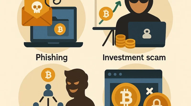 Golpes mais comuns no mundo cripto e como evitá-los